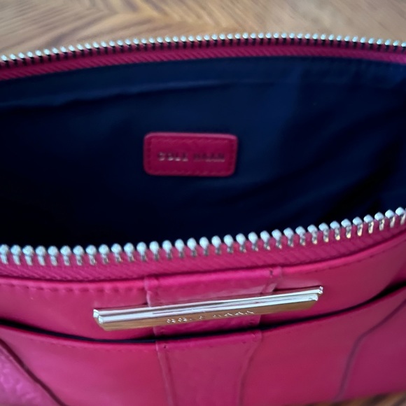 Cole Haan Leather Pouch - Hot Pink - Picture 5 of 10